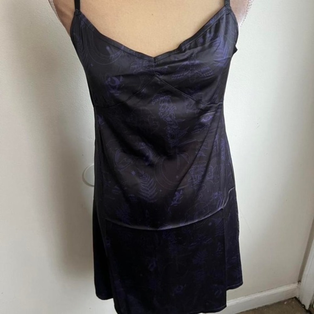 Killstar midnight moth slip dress goth alternative - Picture 5 of 5
